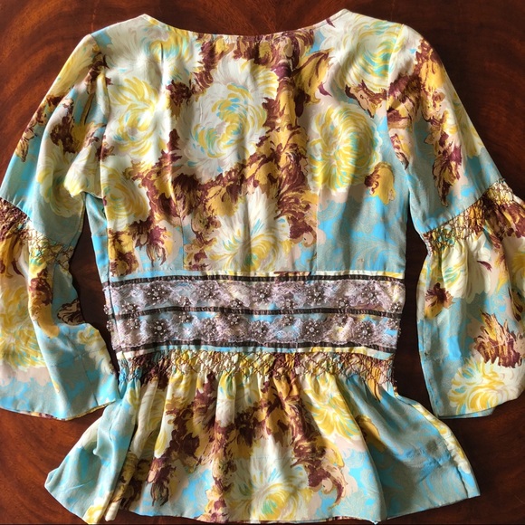 Plenty Smocked Waist Blouse - Picture 5 of 6